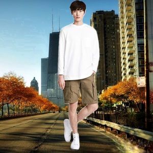 H&M Buttonfly Cotton Cargo Shorts